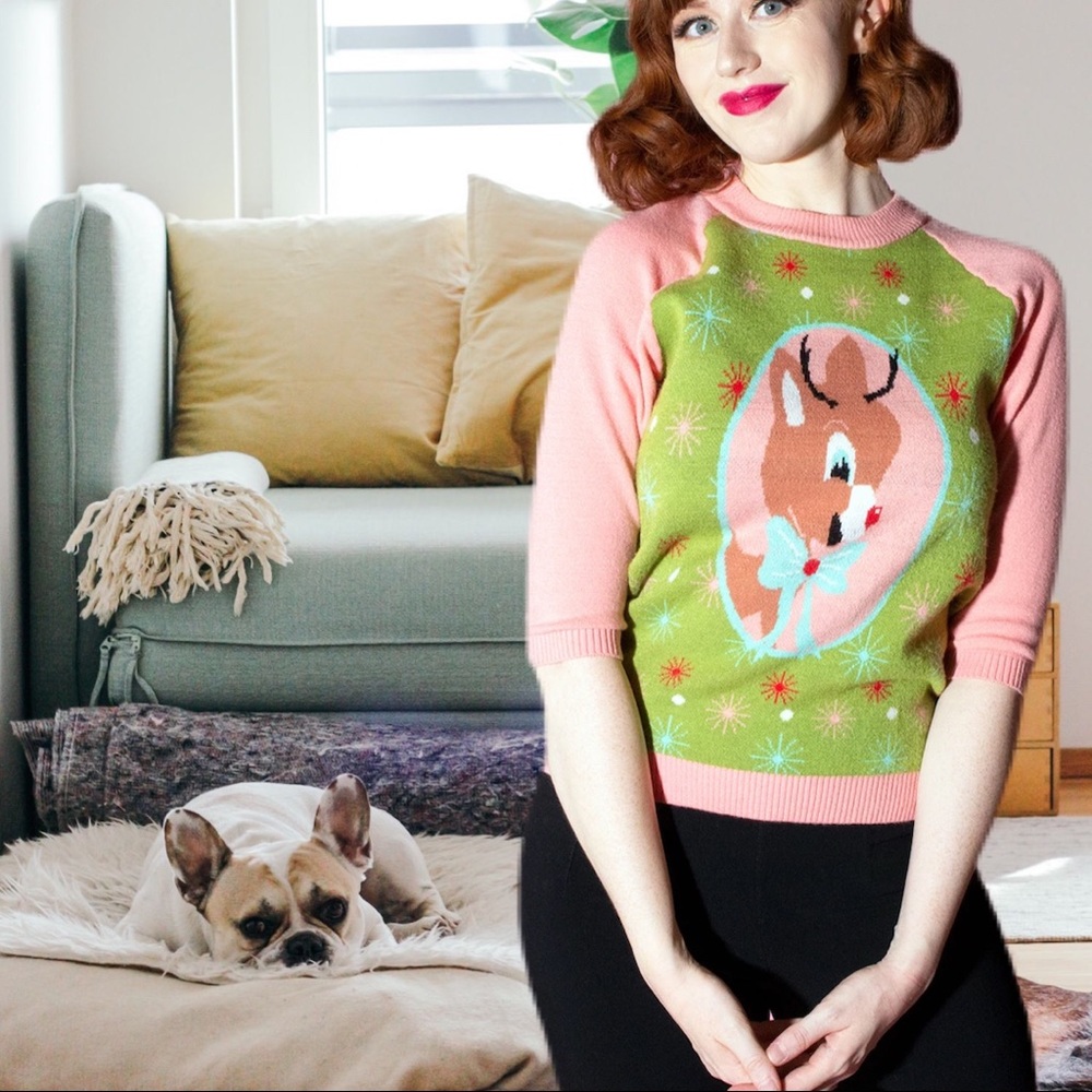 CHRISTMAS SPECIAL DEER SWEATER **READ BELOW** - Picture 10 of 12